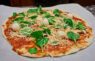 Delicious Pesto Alfredo Pizza with Mozzarella Recipe