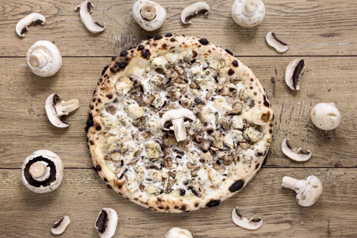 Wild Mushroom Pizza with Homemade Ranch